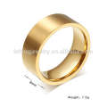 Saudi gold thumb ring for womens ,plain gold wedding band rings jewelry